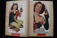 1940'S MOVIE STARS SCRAPBOOK, PACKED - MERLE OBERON - JOAN CRAWFORD - E 24914