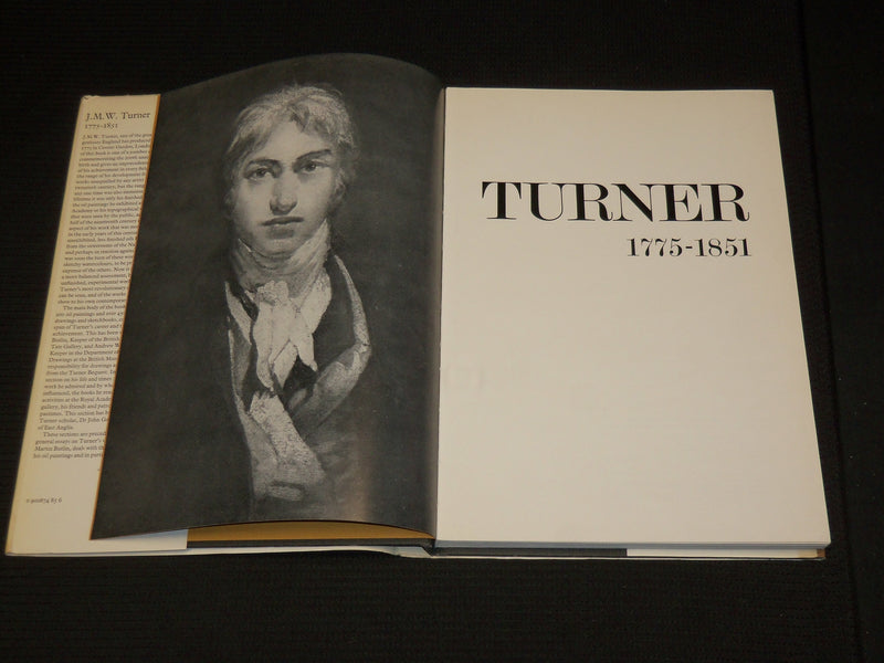 1974 TURNER 1775-1851 TATE GALLERY HARDCOVER BOOK - NICE PRINTS - R 721Z