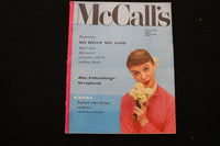 1955 AUGUST MCCALL'S MAGAZINE - HOT PINK SHIRT COVER - E 9993