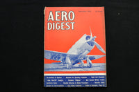 1940 SEPTEMBER AERO DIGEST MAGAZINE - REPUBLIC GUARDSMAN FIGHTER COVER - B 1150F