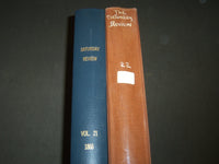1866 SATURDAY REVIEW 2 BOUND VOLUMES - COMPLETE YR- PUBLISHED IN LONDON - R 1082