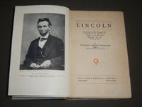 1924 LINCOLN BY NATHANIEL WRIGHT STEPHENSON HARDCOVER BOOK - KD 4438