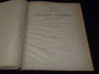 1868 ETUDE DES DIMENSIONS DEGRAND TEMPLE DE PAESTUM - PLANCHES - Z 284