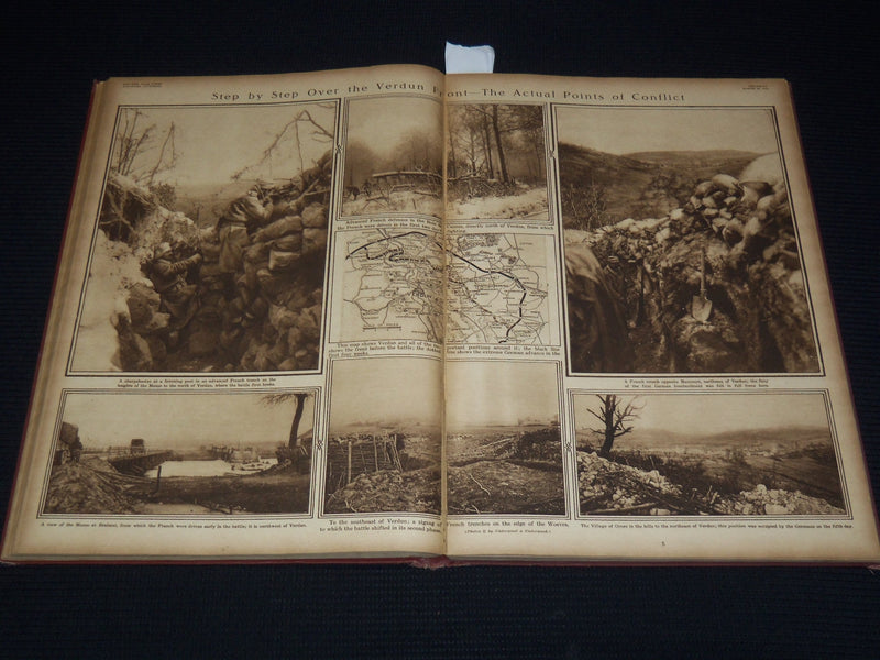 1916 PHOTOGRAPHIC HISTORY OF GREAT EUROPEAN WAR IN GRAVURE VOLUME - KD 4675A