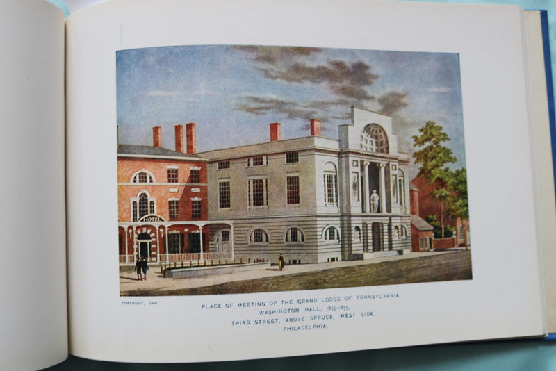 1926 R.W. GRAND LODGE OF PENNSYLVANIA SOUVENIR ALBUM - HARDCOVER BOOK - K 3344