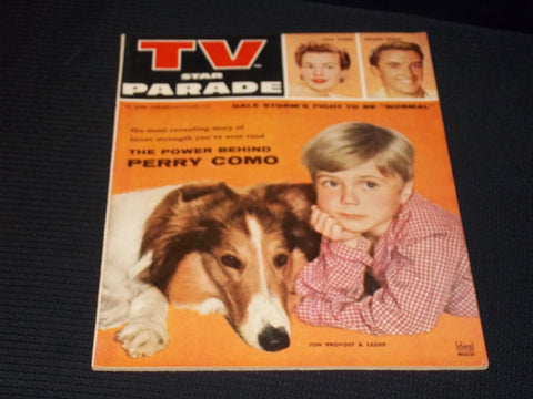 1957 NOVEMBER TV STAR PARADE MAGAZINE - JOHN PROVOST & LASSIE COVER - E 14025