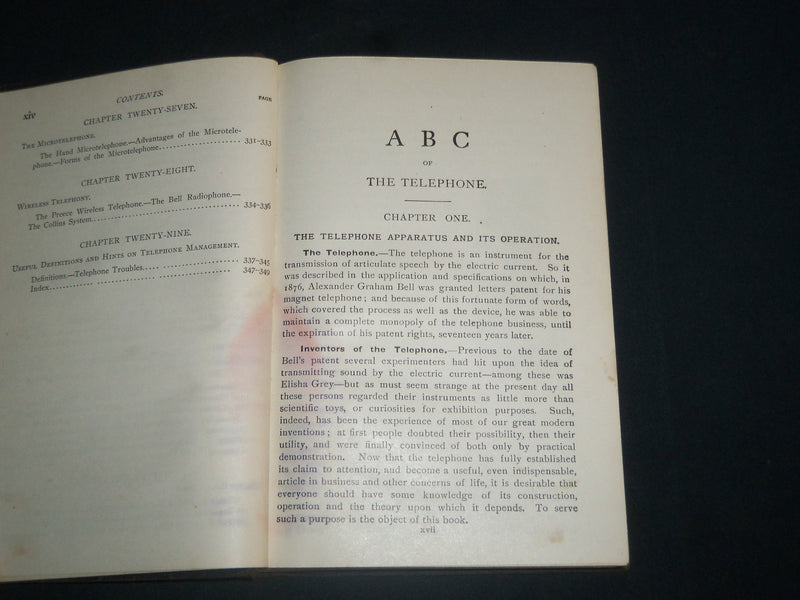1904 ABC OF THE TELEPHONE BOOK BY JAMES E. HOMANS - SECOND REVISED EDN - KD 5465