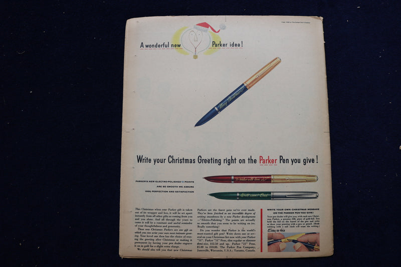 1953 DECEMBER 13 PARADE MAGAZINE - DINAH SHORE COVER - E 22322