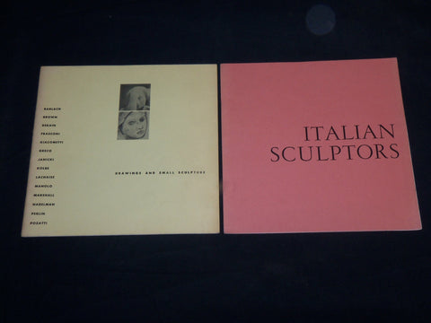 1957-1958 ARTS CLUB OF CHICAGO CATALOGS LOT OF 2 - NICE PRINTS - J 6772