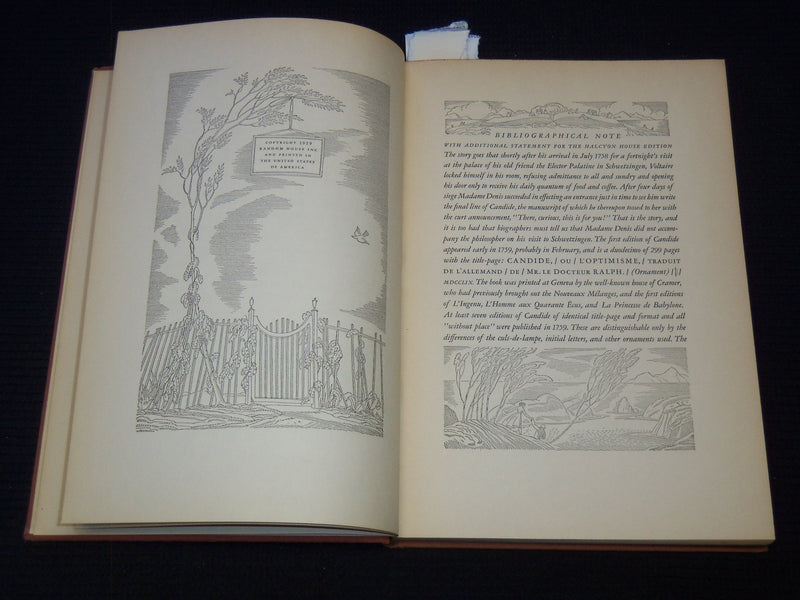 1936 CANDIDE BOOK BY JEAN FRANCOIS MARIE AROUET DE VOLTAIRE - KENT - KD 7916
