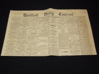 1865 MAY 26 HARTFORD DAILY COURANT NEWSPAPER - NEGRO SUFFRAGE - NP 4252G