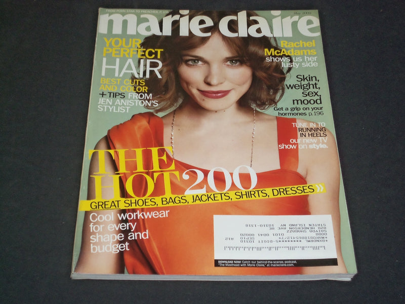 2009 MAY MARIE CLAIRE MAGAZINE - RACHEL MCADAMS - SP 4656