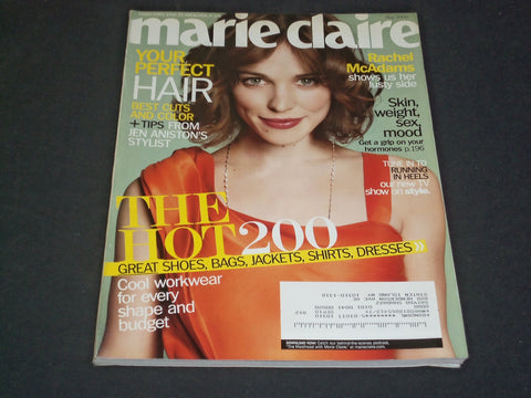 2009 MAY MARIE CLAIRE MAGAZINE - RACHEL MCADAMS - SP 4656