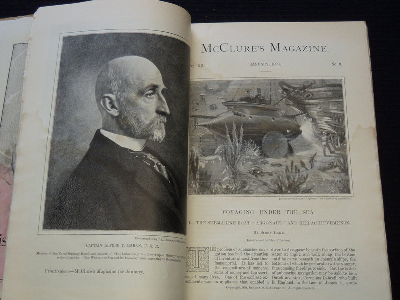 1899-1927 ATLANTIC MONTHLY & ILLUSTRATED MONTHLY MAGAZINES LOT OF 14 - WR 322