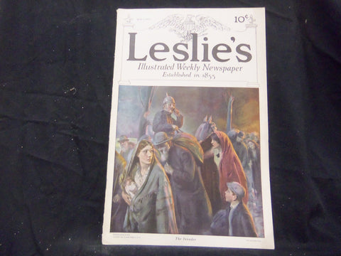 1915 APRIL 1 LESLIE'S WEEKLY MAGAZINE - THE INVADER - ST 1317