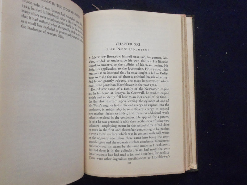 1938 BEHEMOTH - THE STORY OF POWER HARDCOVER BOOK BY ERIC HODGINS - KD 8292