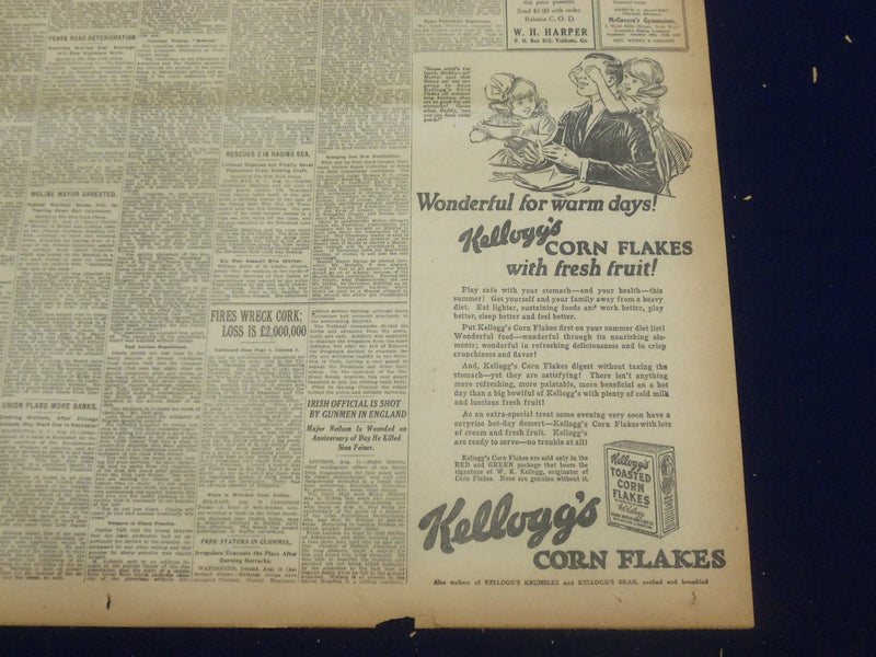 1922 AUGUST 12 NEW YORK TIMES - STRIKE SPREADING RAPIDLY IN THE WEST - NT 8370