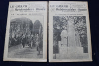 1931 LE GRAND HEBDOMADAIRE ILLUSTRE MAGAZINE - FRENCH - LOT OF 6 - O 3658