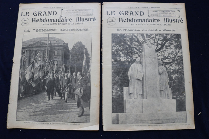 1931 LE GRAND HEBDOMADAIRE ILLUSTRE MAGAZINE - FRENCH - LOT OF 6 - O 3658