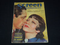 1933 MARCH SCREEN ROMANCES MAGAZINE - FREDRIC MARCH & COLBERT - E 16333