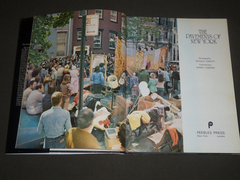 1976 THE PAVEMENTS OF NEW YORK PUB. BY PEEBLES PRESS BOOK - I 1094