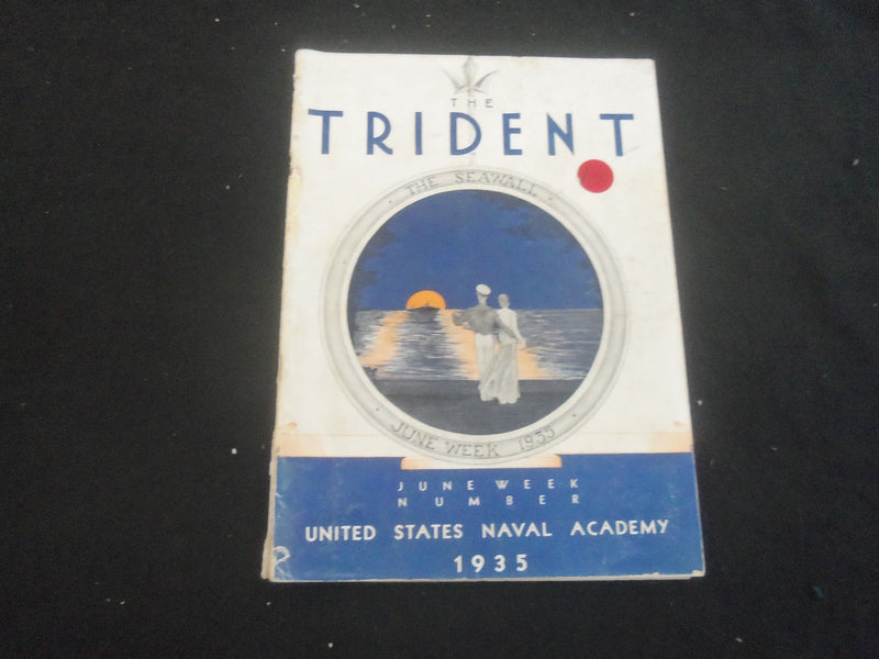 1935 TRIDENT MAGAZINE - JUNE WEEK - UNITED STATES NAVAL ACADEMY - B 5530T