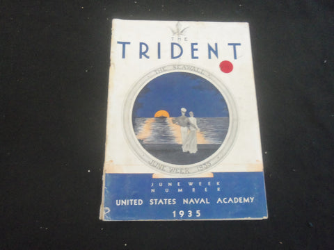 1935 TRIDENT MAGAZINE - JUNE WEEK - UNITED STATES NAVAL ACADEMY - B 5530T