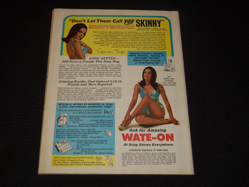 1968 JULY SILVER SCREEN MAGAZINE - THE LENNON SISTERS COVER - E 12473