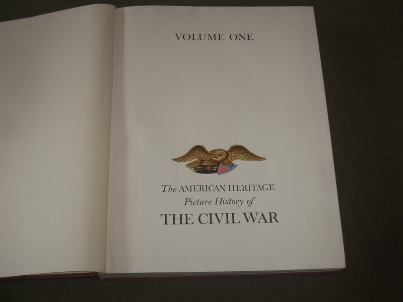 1960 THE AMERICAN HERITAGE PICTURE HISTORY OF THE CIVIL WAR SET OF 3 - I 1502