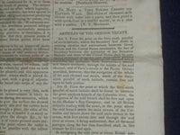 1846 AUGUST 15 MASSACHUSETTS PLOUGHMAN - SAW MILLS - OREGON TREATY - NP 5128