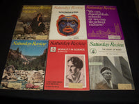 1960-1973 SATURDAY REVIEW MAGAZINE LOT OF 29 ISSUES - NICE COVERS - WR 104E