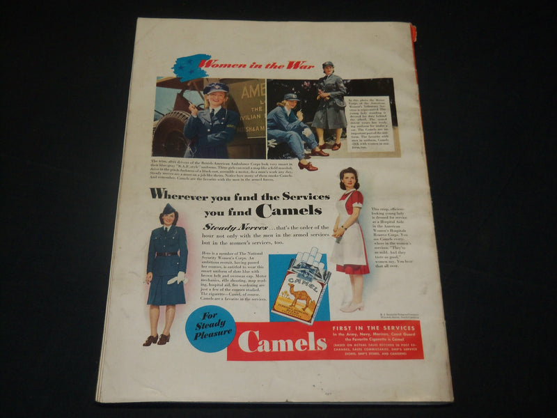 1942 OCTOBER ESQUIRE MAGAZINE - VARGA ILLUSTRATION - NICE COVER & ADS - ST 5707
