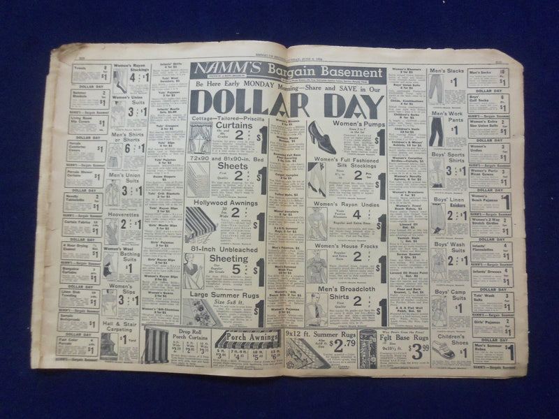 1934 JUNE 3 SUNDAY NEWS NEWSPAPER - BROOKLYN SECTION - NP 6447
