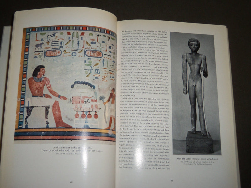 1968 EGYPTIAN ART HARDCOVER BOOK BY VAGN PPOULSEN - KD 4899