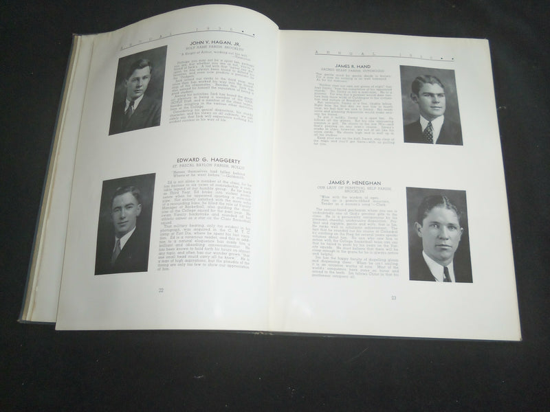 1936 CATHEDRAL COLLEGE OF IMMACULATE CONCEPTION YEARBOOK - BROOKLYN, NY- YB 2524