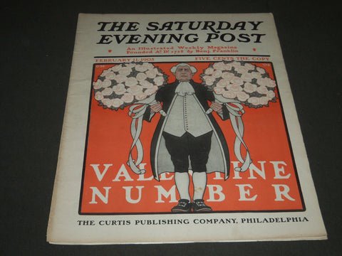 1905 FEB 11 THE SATURDAY EVENING POST MAGAZINE - VALENTINE NUMBER - SP 762