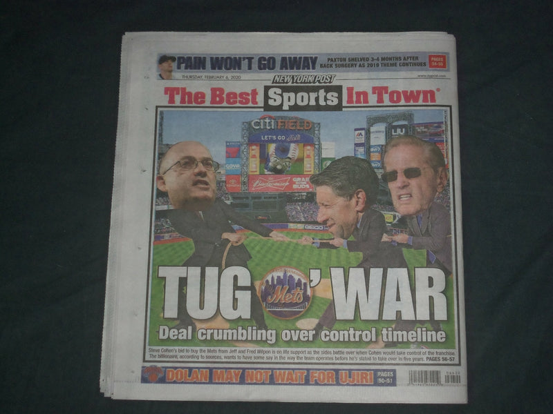 2020 FEBRUARY 6 NEW YORK POST NEWSPAPER - SENATE ACQUITS TRUMP ON BOTH ARTICLES