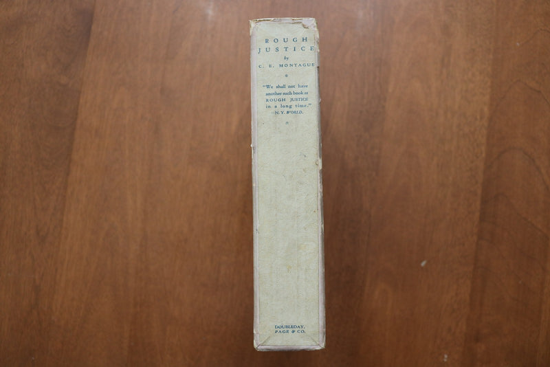 1926 ROUGH JUSTICE HARDCOVER BOOK IN SLIPCASE BY C.E. MONTAGUE- KD 9615