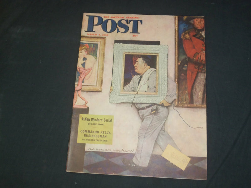 1946 MAR 2 THE SATURDAY EVENING POST MAGAZINE - NORMAN ROCKWELL COVER- SP 2484I