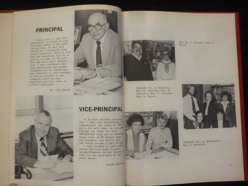 1980 IMPRESSIONS PEQUANNOCK VALLEY SCHOOL YEARBOOK- POMPTON PLAINS, NJ - YB 3159