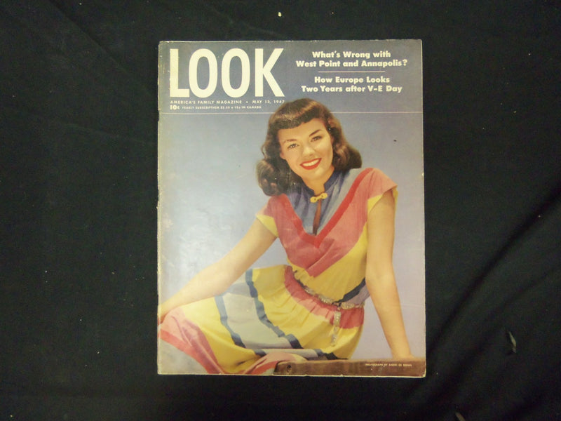 1947 MAY 13 LOOK MAGAZINE - GREAT COVER, PHOTOS & ADS - ST 2806