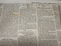 1865 MAY 30 THE EVENING POST NEWSPAPER - JEFF. DAVIS - SURRATT - NP 4956