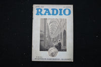1928 JUNE RADIO MAGAZINE - GREAT FRONT COVER - E 11165