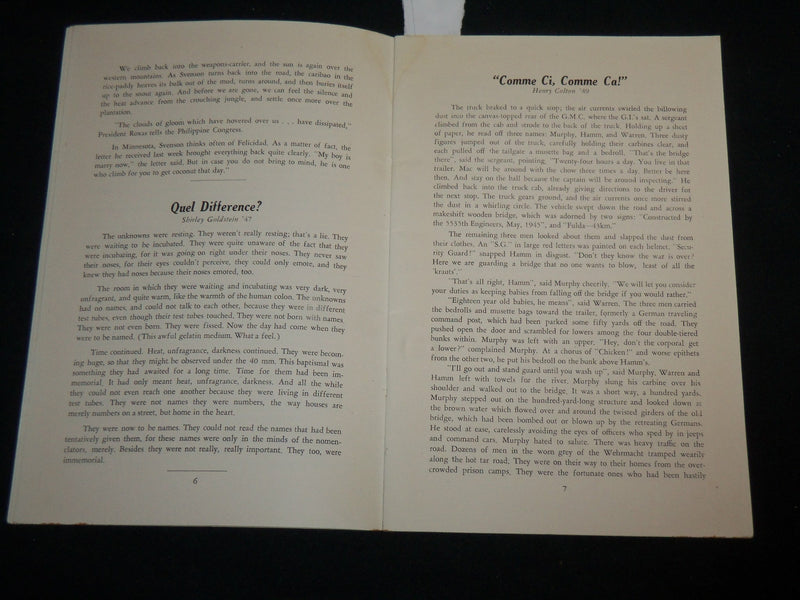 1947 SPRING THE QUARTERLY MAGAZINE PUBLISHED BY UNIVERSITY OF MASS. - J 6637