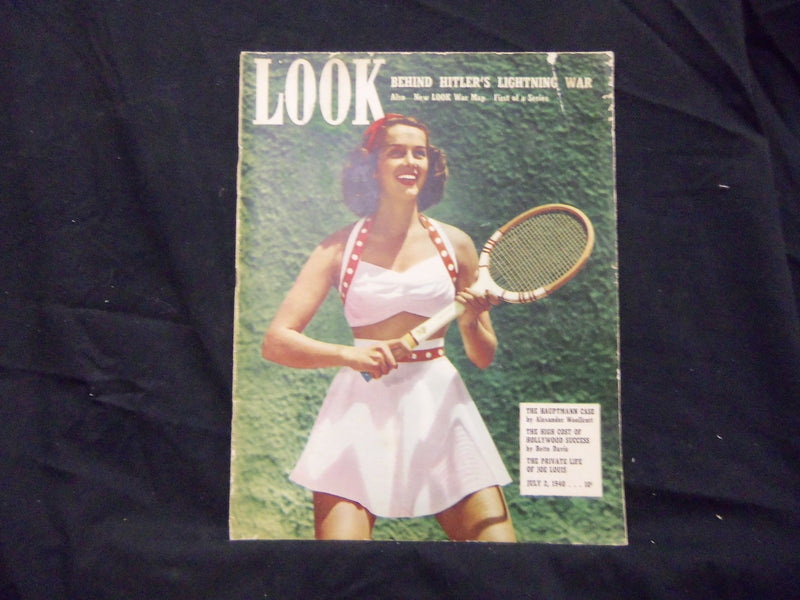 1940 JULY 2 LOOK MAGAZINE - GREAT PHOTOS AND ADS - ST 1458