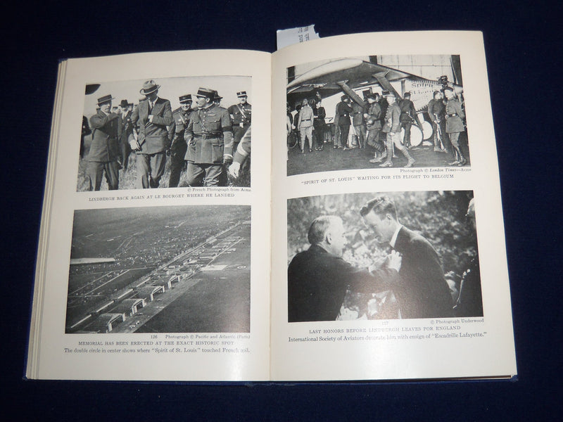 1929 LINDBERGH HIS STORY IN PICTURES HARDCOVER BOOK BY FRANCIS MILLER - KD 1417E