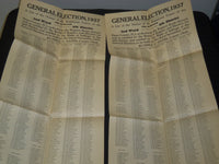 1937 GENERAL ELECTION CITY OF NEWARK 2ND WARD 5TH DISTRICT LOT OF 4 - J 5437