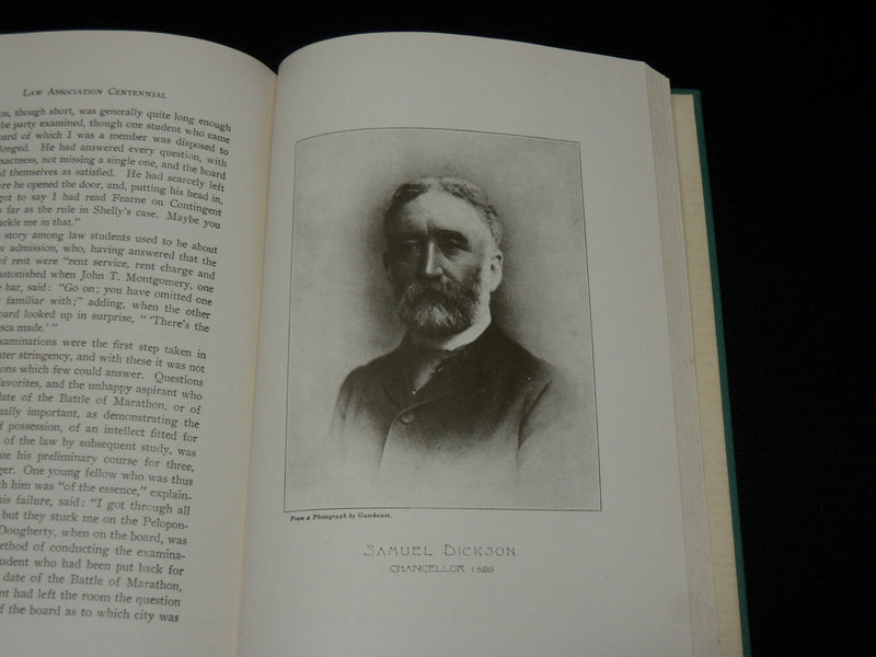 1954 THE LAW ASSOCIATION OF PHILADELPHIA 1802-1902 HARDCOVER BOOK - KD 7339