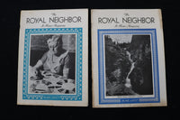 1932-1949 THE ROYAL NEIGHBOR - A HOME - MAGAZINE - LOT OF 37 - O 3709
