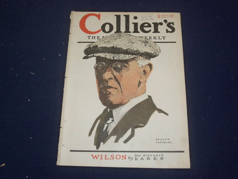 1916 OCTOBER 7 COLLIER'S MAGAZINE -WOODROW WILSON - RAY STANNARD BAKER - ST 6787
